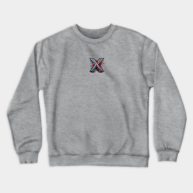 Letter X design graffity style Crewneck Sweatshirt by grappict